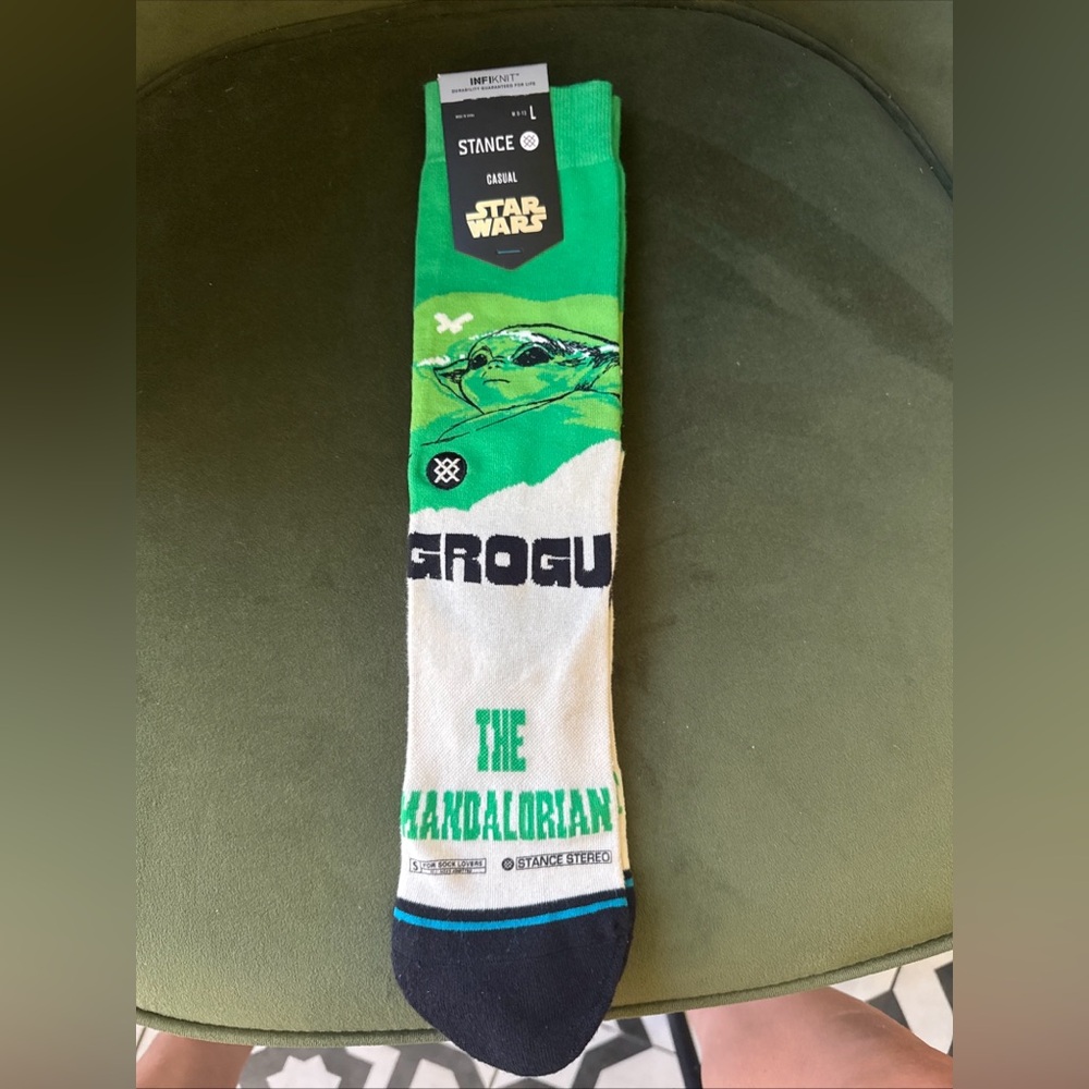 Stance Mens Socks Star Wars GROGU WEST STANCE LG/XL